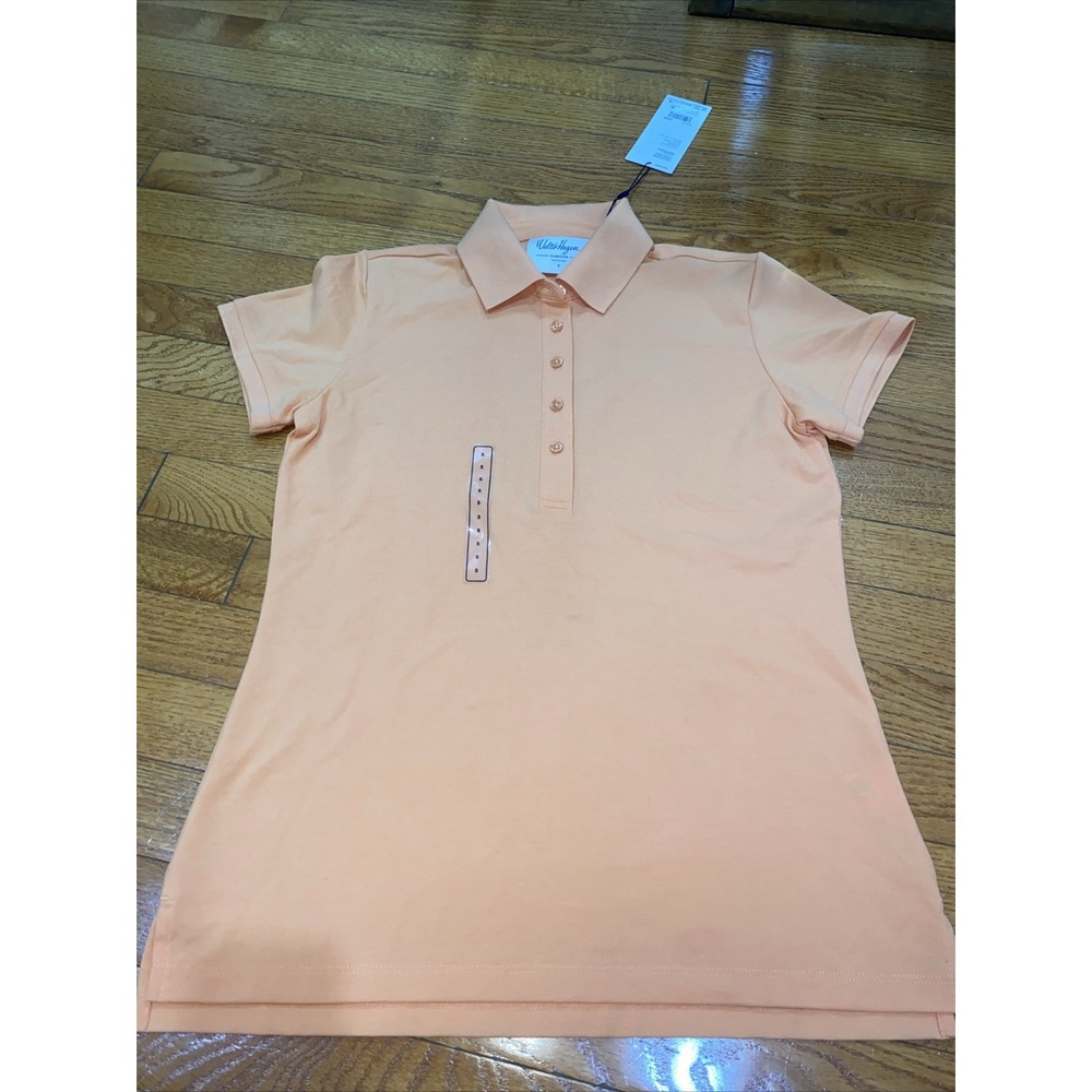 Walter Hagen Women's Clubhouse CLASSIC GOLF POLO Fresh Orange Small‎